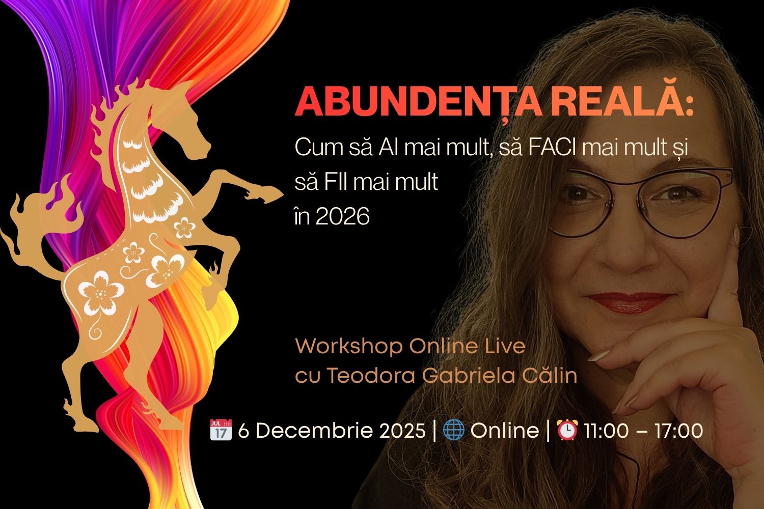 workshop online experiențial by Lead Your Life Center. 6 decembrie 2025